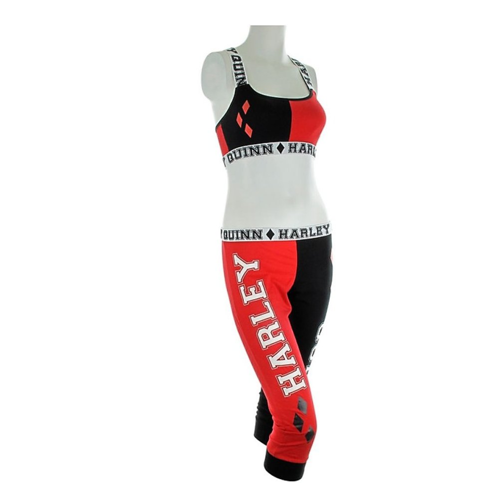 HARLEY QUINN Bandeau Jogger Capri Pajama Set